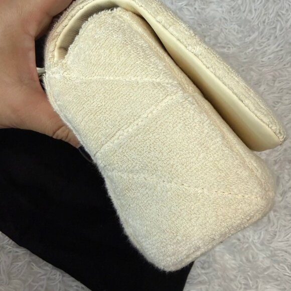 Saint Laurent Quilted Terry Jaime Crossbody Bag - Picture 6 of 16